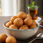 لقيمات مقرمشة بالنشا – طريقة عمل لقمة القاضي مثل المحلات في المنزل