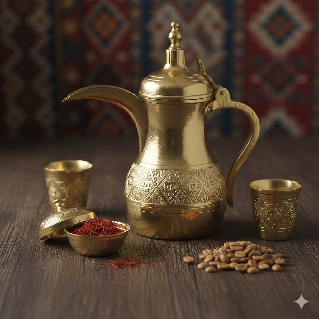 You are currently viewing دلة الكيف – أسرار القهوة السعودية بالزعفران على أصولها.