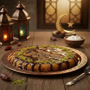 Read more about the article الكنافة بصوص الشوكولاتة