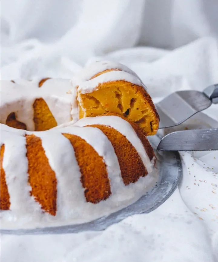 كيكة البرتقال الهشة