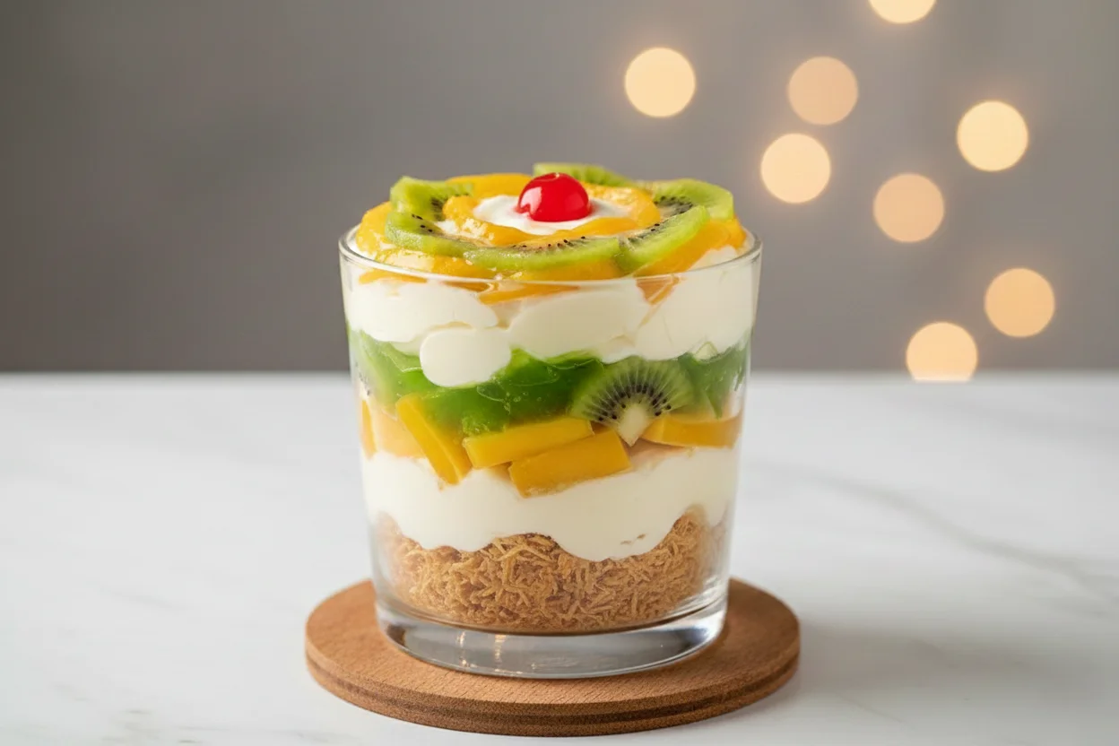 Read more about the article كاسات الكنافة بالفواكه – فخامة الألوان وانتعاش المذاق 2026