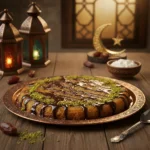 الكنافة بصوص الشوكولاتة