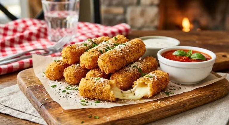 طريقة عمل أصابع الجبن المقرمشة (Mozzarella Sticks)